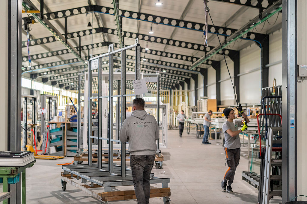 Sie Beter Gevel - _productiehal -verpakkingsvrij -overzichtelijke Ruimte