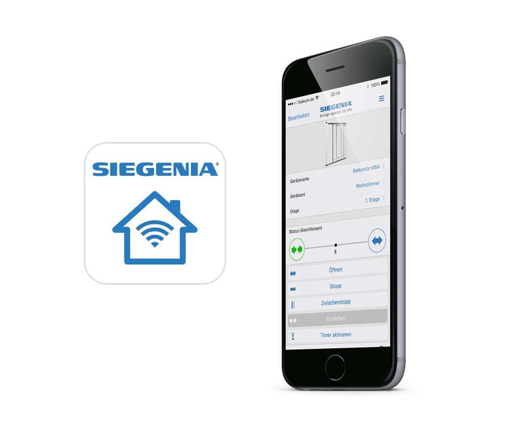 Komfortsysteme Motorik Fuer Schiebetueren Msa400 Smart Bedienung Per App