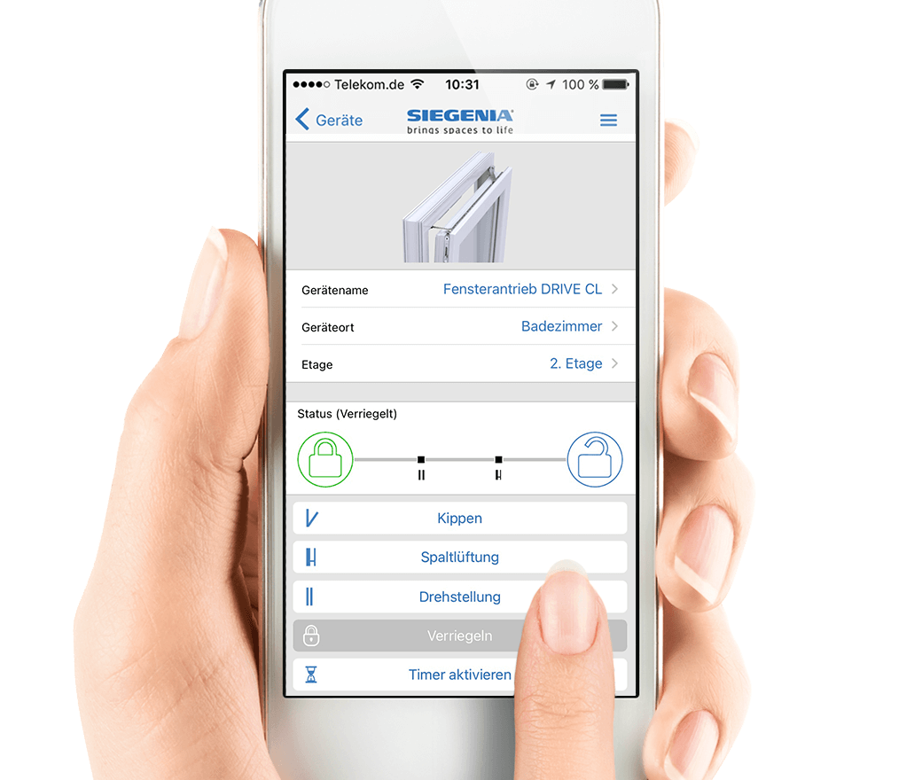 Komfortsysteme Motorik Fenster Drive Cl App