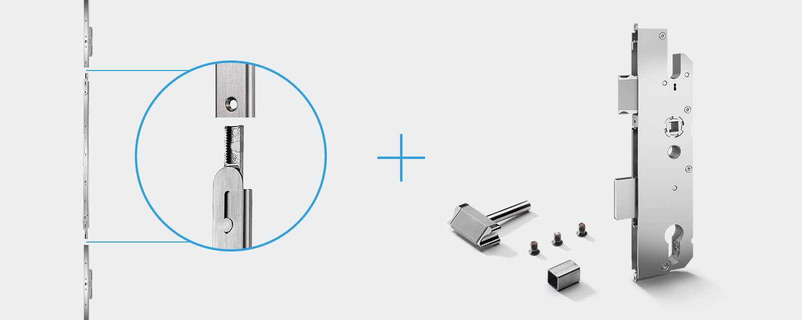 Tuersysteme Kfv Reparatur Mehrfachverriegelung Stulp Set Hauptschloss Set