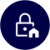 Si Icons-griff-web Rgb White-darkblue Zentralverriegelungs-funktion