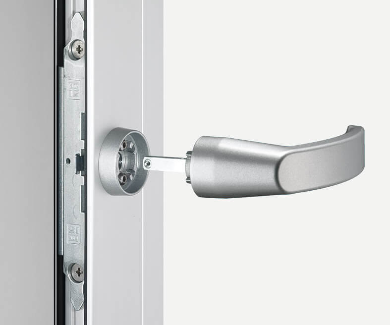 Si Siegenia Tilt and Turn Aluminium Window Door Locking Handle Spaded Blade Bar 