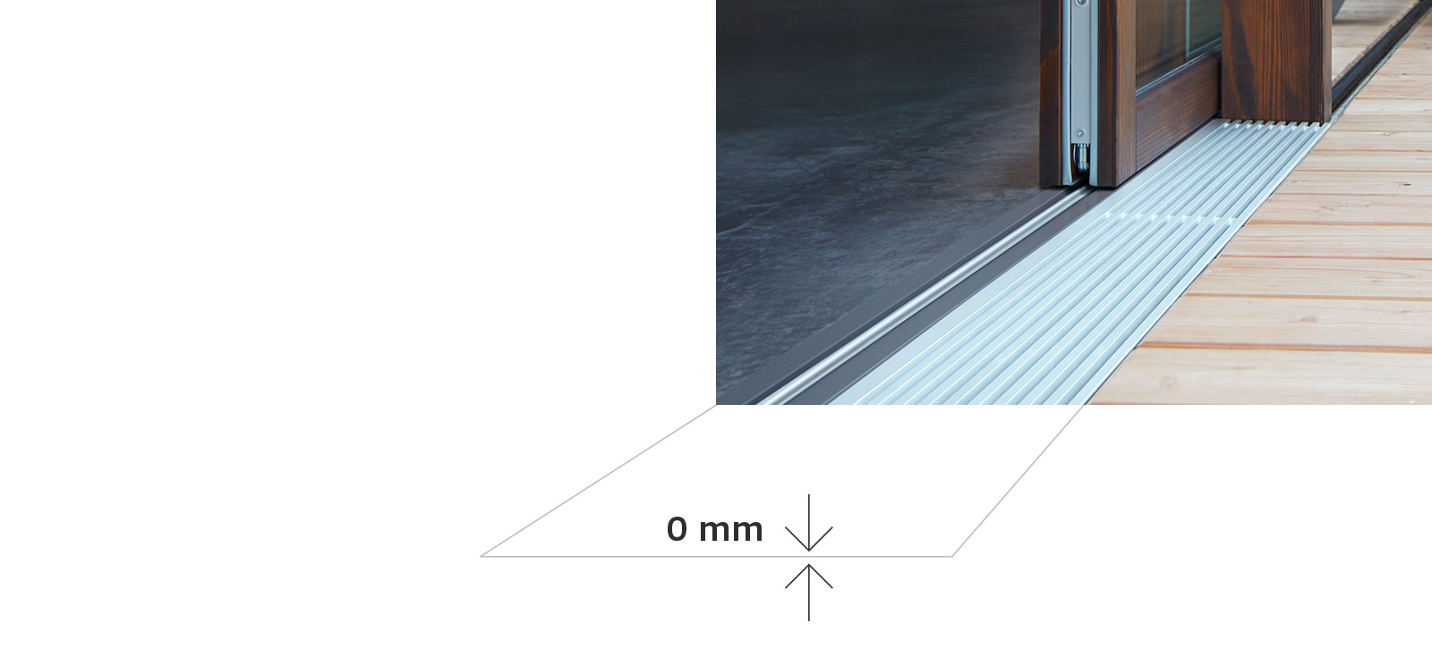 Design Schiebetueren 0-mm Ecopass-sky-axxent-schwelle