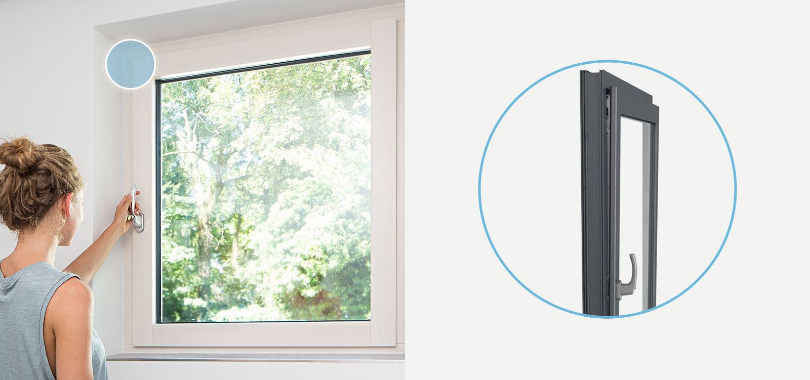 Komfort Komfortfenster Vent-secure